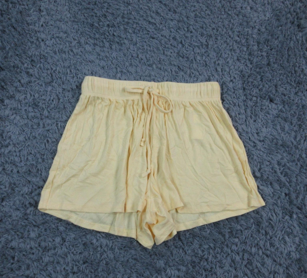 Aerie Shorts Womens XS Lounge Ribbed Drawstring Soft Relaxed Comfy 24x3* NWT
